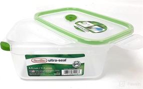 img 1 attached to Sterilite 03121606 4.5 Cups Rectangular Ultra-Seal Storage Container