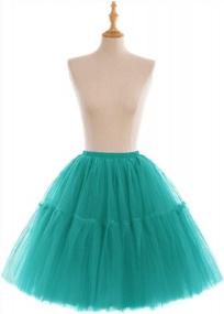 img 1 attached to Get The Perfect Princess Look With Babyonline'S Tulle Tutu Midi Skirt For Ladies