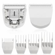 wahl 2068-300 peanut hair clipper replacement 6 pack snap-on blades, white guide compatible. logo