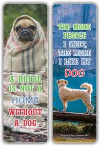img 2 attached to Celebrate Your Love For Dogs With 60-Pack Pet Quotes Bookmarks - Series 1