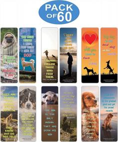 img 3 attached to Celebrate Your Love For Dogs With 60-Pack Pet Quotes Bookmarks - Series 1