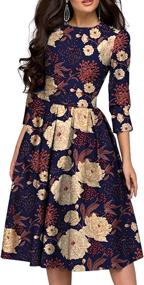 img 2 attached to Simple Flavor Womens Evening Vintage Women's Clothing - Dresses