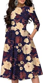 img 4 attached to Simple Flavor Womens Evening Vintage Women's Clothing - Dresses