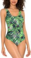 flaunt french elegance with 👙 smart & sexy women's one piece swimsuit logo