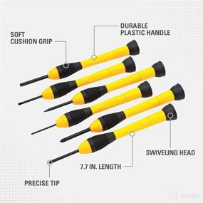 img 2 attached to Stanley 66 052 6 Piece Precision Screwdriver