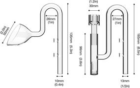 img 2 attached to Enhance Your Mini and Nano Tank with MagTool Aquarium Mini Set and Skimmer Lily Pipe