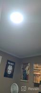 картинка 1 прикреплена к отзыву Круглый плоский светодиодный светильник Hykolity 24 Вт, потолочный светильник с боковой подсветкой 2400 лм для кухни, спальни, прачечной и гардеробной - 3000K / 4000K / 5000K CCT с возможностью выбора и затемнения (черный) от Jay Buford