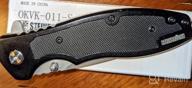 img 1 attached to Steinbrucke EDC Knife: 3.4'' Sandvik 14C28N Serrated Blade, G10 Aluminum Handle & Glass Breaker - Perfect Men Gift For Camping & Outdoor! review by Michael Lightfoot