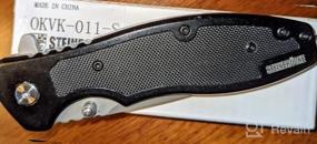 img 6 attached to Steinbrucke EDC Knife: 3.4'' Sandvik 14C28N Serrated Blade, G10 Aluminum Handle & Glass Breaker - Perfect Men Gift For Camping & Outdoor!