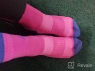 img 1 attached to 🧦 innotree 3-Pack Women's Merino Wool Hiking Socks: Half Cushioned, Moisture-Wicking Thermal Socks for Hiking, Quarter Crew Style review by Viswanath Badasz