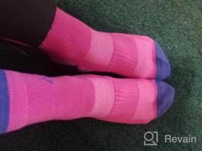 img 6 attached to 🧦 innotree 3-Pack Women's Merino Wool Hiking Socks: Half Cushioned, Moisture-Wicking Thermal Socks for Hiking, Quarter Crew Style