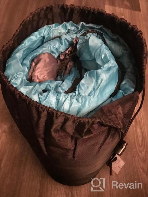 img 1 attached to 3 Season 50-77℉ Forceatt Lightweight Mummy Sleeping Bag For Adults & Teens, Perfect For Backpacking/Hiking/Outdoor Activities In Spring, Summer And Fall. review by Marcos Olvera