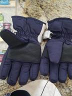 img 1 attached to 🧤 Waterproof and Warm Adjustable Winter Gloves for Kids - ORVINNER 2 Pairs of Toddler Girls Boys Snow Gloves, Ideal for Skiing and Snow Activities review by Mike Messerly