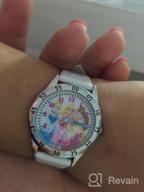 img 1 attached to Disney Kids' Princess Watch with White Band - PN1172: Sparkle with Timeless Magic! review by Timothy Henry