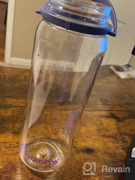 img 1 attached to Go Green With Hydrapak Recon: 50% Recycled Plastic Water Bottle, BPA Free, Smooth Twist Cap & Easy To Carry review by Scott Yenson