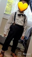 img 1 attached to 👕 SANGTREE Baby Boys Clothing Set: Dress Shirt with Bowtie + Suspender Pants, Sizes 6M-6Y review by Carl Mayes
