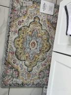 img 1 attached to 🧡 Distressed Bohemian Vintage Anti Fatigue Standing Mat - Rugshop 18" x 47" Multi review by Michael Maes