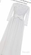 img 1 attached to Sophisticated Vintage Chiffon Flower Girl Dresses by ABAO SISTER review by Terry Napoleon