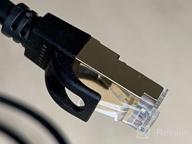 img 1 attached to BENFEI RJ45 Cable, Ethernet Cat-6 Cable Compatible For PS4, Xbox One, Smart TV, Switch, Router, Patch Panel (9.9FT) review by Matt Pavelko