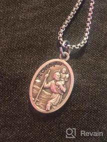 img 5 attached to Saint Christopher Necklace Devo Wears