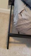 img 1 attached to Stylish And Sturdy AINGOO Queen Bed Frame With Headboard And Footboard, Steel Slat Support And No Box Spring Required review by Brian Nelson
