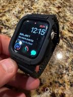 img 1 attached to AmBand Moving Fortress Sport Apple Watch Band And Protective Case For Series 8/7/6/SE/5/4 (45Mm/44Mm/42Mm) review by Stephanie Elliott