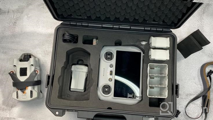 img 1 attached to Ultimate Protection For DJI Mini 3 Pro: Lykus Titan MM330 Waterproof Case With 7 Battery Compatibility (Black) review by Terry Looks