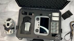 img 5 attached to Максимальная защита для DJI Mini 3 Pro: водонепроницаемый чехол Lykus Titan MM330 с 7 батареями (черный)