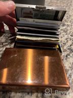 картинка 1 прикреплена к отзыву 📇 Secure RFID Credit Card Holder: Metal Wallet for Men and Women in a Stylish Blue Gift Box Package от John Harvieux