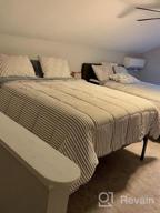 img 1 attached to Queen Size YITAHOME Upholstered Platform Bed W/ Adjustable Headboard & Steel Slat Mattress Foundation - No Box Spring Needed! review by Teresa Brady