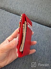 img 5 attached to Secure Your Essentials With Kandouren'S Stylish RFID Blocking Slim Leather Wallet For Women & Girls