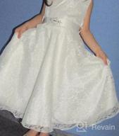 img 1 attached to Sleeveless Champagne Wedding Dress for Toddler Girls - Betusline Clothing review by Seth Waldron