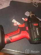 img 1 attached to AOBEN 21V Brushless Cordless Impact Wrench With 1/2" Square Driver, Max 300 Ft-Lbs Torque (400N.M), 2X 4.0Ah Li-Ion Batteries, 6Pcs Impact Sockets Set, Fast Charger And Tool Bag review by Deonte Bates
