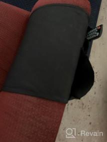img 5 attached to 2 упаковки 13 "X 35" 5 карманов для дивана, дивана, стула, подлокотника, органайзер - коричневый / бежевый ромбовидный узор для телефонной книги, журналов, пульта дистанционного управления для телевизора, противоскользящий дизайн