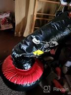 img 1 attached to Unleash Your Child'S Energy With QPAU'S 66 Inch Inflatable Boxing Bag - Perfect For Karate, Taekwondo And MMA Practice! review by David Olson