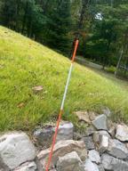 img 1 attached to Reflective Fiberglass Snow Stakes - Tingyuan Driveway Markers (Pack Of 10, 48 Inches) review by Marc Alvarez