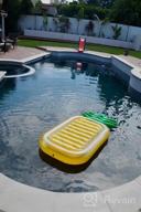 img 1 attached to Jasonwell Giant Pineapple Pool Float: Perfect For Summer Beach Parties! review by Richard Ahmar