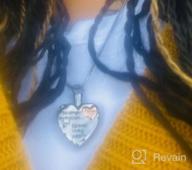 img 1 attached to No Longer By My Side Forever in My Heart: Cremation Jewelry for Ashes Pendant Necklace review by Everald Mendez