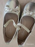 img 1 attached to Adorable Mary Jane Ballet Flats For Girls: Perfect Party Princess Shoes For Toddlers And Little Kids review by Mark Vazquez