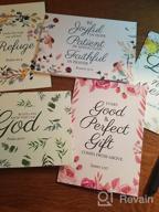 img 1 attached to DiverseBee 20 Inspirational Christian Greeting Cards Of Encouragement With Envelopes And Stickers (5 Floral Designs), Motivational Religious Bible Verse Scripture Note Cards Assortment - 4 X 6 Inches review by Deonte Bates