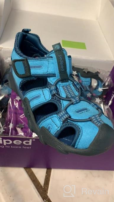 img 1 attached to pediped Unisex-Child Canyon Flat Shoe review by Travis Showcase