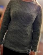img 1 attached to SimpleFun Women'S Tunic Sweaters Lightweight Fall Casual Long Sleeve Crewneck Pullover Tops review by Jason Sergeantson