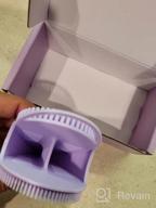 img 1 attached to Lavender Avilana Silicone Face Scrubber: 2-In-1 Facial Cleansing & Exfoliating Brush For All Skin Types review by Brian Trotter