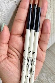 img 7 attached to 3Pcs Kolinsky Acrylic Brush Set For 3D Nail Art - Size 2/4/6 With Zebra Handle & Acrylic Powder For Carving, Extension & Designing.