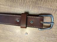 img 1 attached to Men's Dress Casual Black Executive Leather Belts - Premium Accessories review by Timothy Schroeder