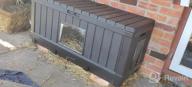 img 1 attached to Stay Clutter-Free Outdoors With Keter Kentwood 90 Gallon Resin Deck Box In Brown review by Karen Perez