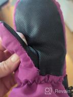 img 1 attached to Fleece Lined Waterproof Winter Mittens for Toddler Girls - Stylish Accessories for Colder Seasons review by Alexa Johnson