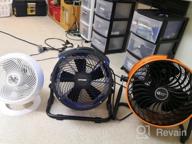 img 1 attached to Industrial-Strength XPOWER Air Circulator Fan With DC Motor, 13 Inch Blade, Timer, And Variable Speed Controls review by Jason Dinh