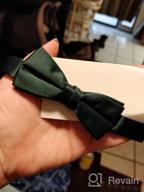 img 1 attached to 👔 HoldEm Satin Solid Adjustable Pre Tied Boys' Accessories and Bow Ties: Elegant Style for Young Gentlemen review by Jeremy Kakaruk