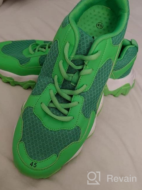 img 1 attached to Sanearde Lightweight Breathable Men's Running Sneakers - Athletic Shoes review by Erik Wesley